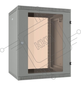 Шкаф коммутационный C3 Solutions WALLBOX 15-65 G (NT084702) настенный 15U 600x520мм пер.дв.стекл направл.под закл.гайки 225кг серый 470мм 25кг 744мм IP20 сталь