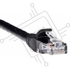 Патч-корд литой AOpen ANP612B-BK-1M (7/0.20) UTP кат.6 черный 1m