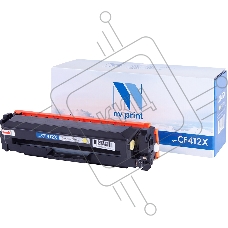 Картридж лазерный NVPrint совместимый для LJ Pro M477fdn/M477fdw/M477fnw/M452dn/M452nw CF412X Yellow (5 000k)