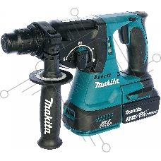 Перфоратор Makita DHR242RFE Перфоратор, ак б\щет,SDS+,{18В,2х3Ач Li-ion,3реж,2.4Дж,0-4700у\м,3.3кг,чем,подсвет,совмест с 4Ач Li-ion}