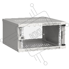 Шкаф ITK LWE3-06U66-GF  LINEA WE 6U 600x600 мм дверь стекло серый