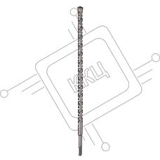 Бур по бетону Kranz 16x400x340 мм, SDS PLUS
