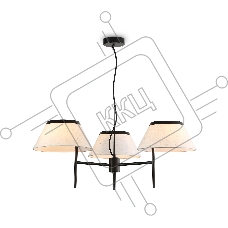 Светильник Ambrella light LH72451/3 BK/WH черный/белый Е14/3 max 40W D800*290-1080