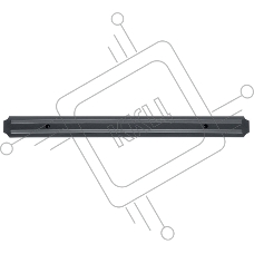 Держатель магнитный для ножей MALLONY MKH-55P, длина 55 см, ширина 4,8 см, материал: пластик (в уп. 30 шт)