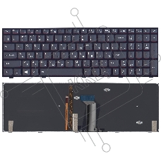 Клавиатура для ноутбука Lenovo Y500 Y500N Y500NT Y510P Y500NT-ISE черная с подсветкой