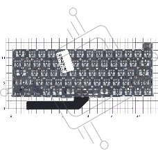 Клавиатура для ноутбука Apple MacBook Pro 16 Retina A2141 Late 2019 плоский Enter