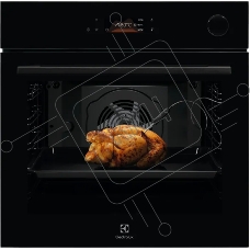 Электрический духовой шкаф Electrolux SteamCrisp 700,приготовление на пару, объем 72 л, 19 режимов, очистка ручная, 3 стекла в дверце, направляющие проволочные + телескопические (1 уровень), термощуп