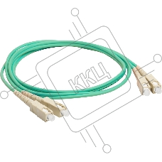 Патч-корд Lanmaster LAN-2SC-2SC/OM3-3.0 2x50/125 OM3 SC дуплекс-SC дуплекс 3м LSZH