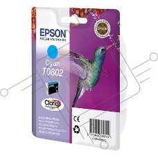 Картридж струйный Epson C13T08024011 голубой для Epson St PhP50/PX660/PX720WD (330стр.)