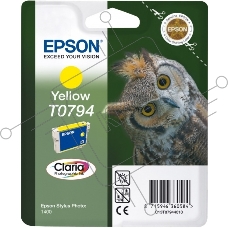 Картридж струйный Epson T0794 (C13T07944010) желтый повышенной емкости (885 стр) для P50/PX660/PX820/PX830