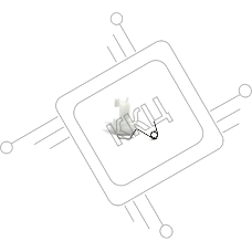 Флажок сброса картриджа (Reset Lever) Brother TN-230BK,C,M,Y (Mitsubishi) упак      