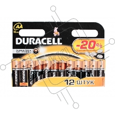 Батарейка DURACELL LR6-12BL BASIC (12 шт. в уп-ке)