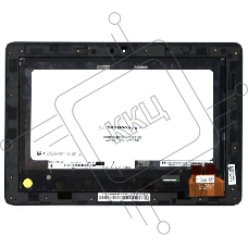 Модуль (матрица + тачскрин) для Asus PadFone 2 (A68) Station 203 черный с рамкой