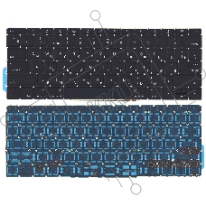 Клавиатура для ноутбука MacBook Pro 13 Retina A1708  черная плоский Enter