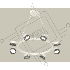 Светильник Ambrella light XB9195250/8 SWH/BK белый песок/тонированный GX53 (C9195, N8484)
