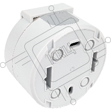 Ovivo Розетка с/з с крышкой, IP54, ОУ, ИксВан (xONE), белый, 406-010000-249