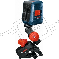 Лазерный нивелир Bosch GLL 2+MM 2 (0601063A01)   лазерный крест дальность:10м  ± 0,5мм/м