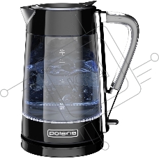 Электрический чайник Polaris PWK 1715 CGL 1.7л. 2200Вт черный (корпус: стекло)