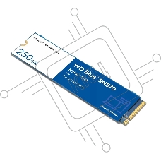 Накопитель SSD WD Blue SN570 WDS250G3B0C, 250Gb, PCIe 3.0 x4, M.2 2280, NVMe, R/W 3300/1200