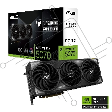 Видеокарта ASUS TUF-RTX5070-O12G-GAMINGRTX5070,HDMI*2,DP*3,12G,D7; 90YV0LZ0-M0NA00