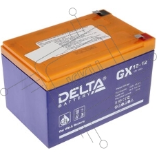 Аккумуляторная батарея Delta GX 12-12 напряжение 12В, емкость 12Ач (151х95х101мм)