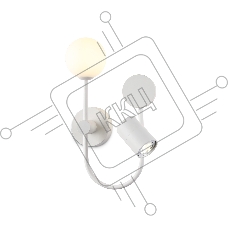 Светильник Ambrella light FL66388/3 WH белый 4W 4200K+G9+GU10 378*200*100