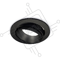 Комплект встраиваемого поворотного светильника Ambrella light XC7652021 SBK/PBK черный песок/черный полированный MR16 GU5.3 (C7652, N7031)