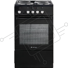 Плита электрическая De Luxe 5004.18э-011 черный, конфорок 4 шт, духовка 43 л, 50 см x 85 см x 50 см