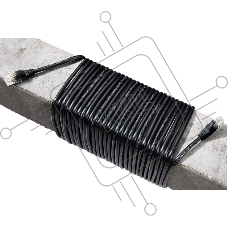 Патч-корд литой AOpen ANP511_10M_BK UTP кат.5е 10м черный
