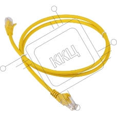 Патч-корд LANMASTER LSZH UTP кат.5e, 0.5 м, желтый