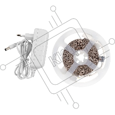 Лента светодиодная GLS-2835-60-4.8-12-IP20-PRO-3-5-KIT готовый комплект 5м с адаптером