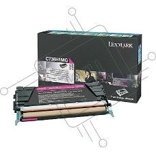 Картридж Lexmark c73x/x73x Return 10K Пурпурный
