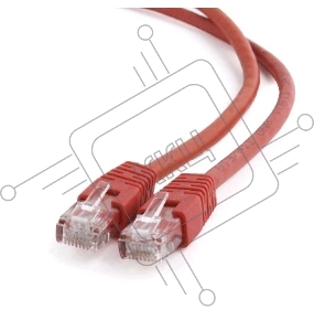 Патч-корд UTP Cablexpert кат.6, 1м, литой, многожильный (красный)