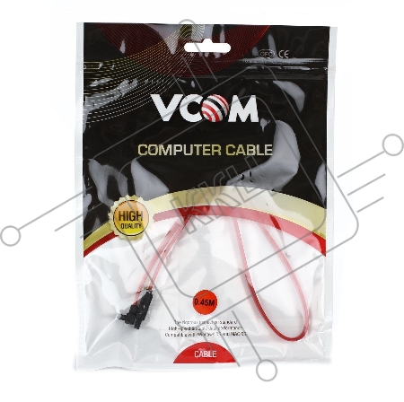 Кабель SATA интерфейсный 50см угловой разъем VCOM <VHC7666>
