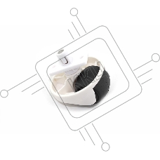 Колесо для пылесоса Xiaomi Roborock S4 S6 PURE белое