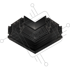 Коннектор угловой 90° для шинопровода GL1049 BK черный 220V 90*90