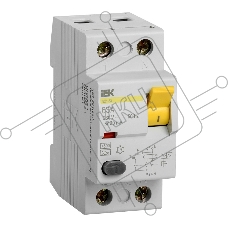 УЗО Iek MDV10-2-063-030 ВД1-63 2Р 63А 30мА ИЭК