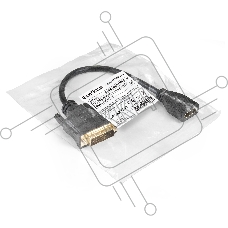 Кабель HDMI-DVI-D ExeGate EX-CC-HDMIF-DVIM-0.15 (19F/25M, 0,15м, позолоченные контакты)