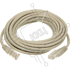 Патч-корд Lanmaster UTP RJ-45 (m)-RJ-45 (m) cat5E 5м серый 