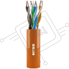 Кабель информационный NTSS NTSS-IN-UTP4-6-LSZH-GY кат.6 U/UTP 4X2X23AWG LSZH внутренний 305м серый