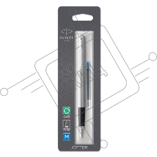 Ручка перьевая Parker Jotter Core F61 (2031012) Stainless Steel CT M сталь нержавеющая блистер