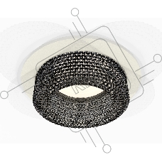 Комплект встраиваемого светильника Ambrella light XC7621021 SWH/BK белый песок/тонированный MR16 GU5.3 (C7621, N7192)