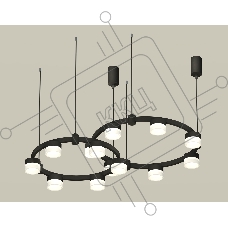 Светильник Ambrella light XR92091002/13 SBK/FR черный песок/белый матовый GX53 (A9209, C9238, C9232, N8401)