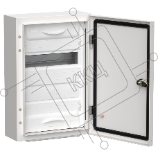 Корпус металлический ЩРн-24 (1х24) 460х310х140 IP54 бел. (одна дверь) TITAN 5 IEK TI5-50-N-024-54