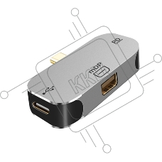 Адаптер Type C на Mini Display Port + Type C + PD