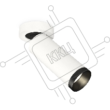 Светильник Ambrella Light XM6342201 SWH/PBK белый песок/черный полированный MR16 GU5.3 (A2228, C6342, N6131)