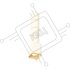Светильник Ambrella Light XP7812010 SWH/SGD белый песок/золото песок MR16 GU5.3