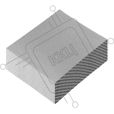 Термопрокладка ExeGate EPG-2WMK (100x100x1.5 mm, 1,7 Вт/ (м•К), теплопроводящая клейкая двухсторонняя, комплект 25шт)