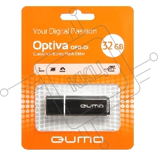 Флэш Диск USB 2.0 QUMO 32GB Optiva 01 Black QM32GUD-OP1-black
