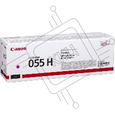 Картридж лазерный Canon 055 H M (3018C002) пурпурный (5900 стр.) для Canon i-SENSYS серий MF740, LBP660.